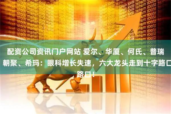 配资公司资讯门户网站 爱尔、华厦、何氏、普瑞、朝聚、希玛：眼科增长失速，六大龙头走到十字路口！